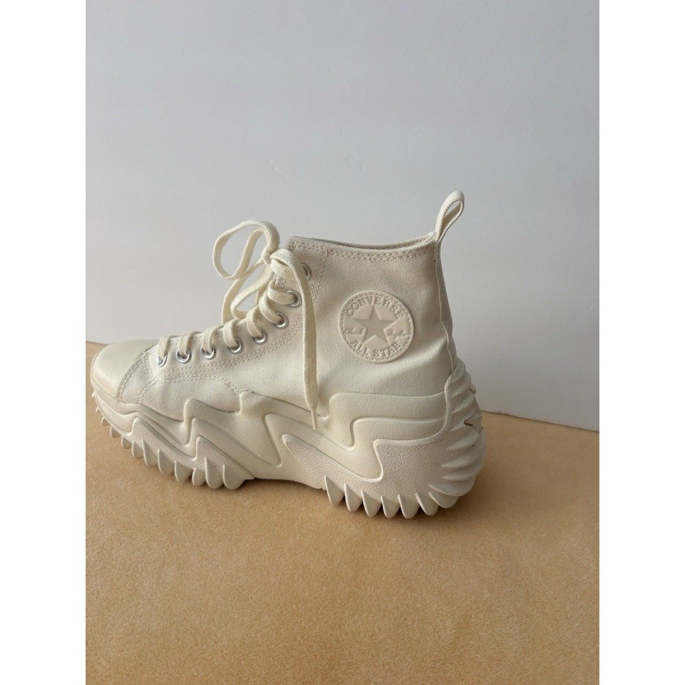 Converse Run Star Motion Unisex Shoes Sneakers Ecru Platform Street Sz M 7 W 8.5 - Picture 16 of 16